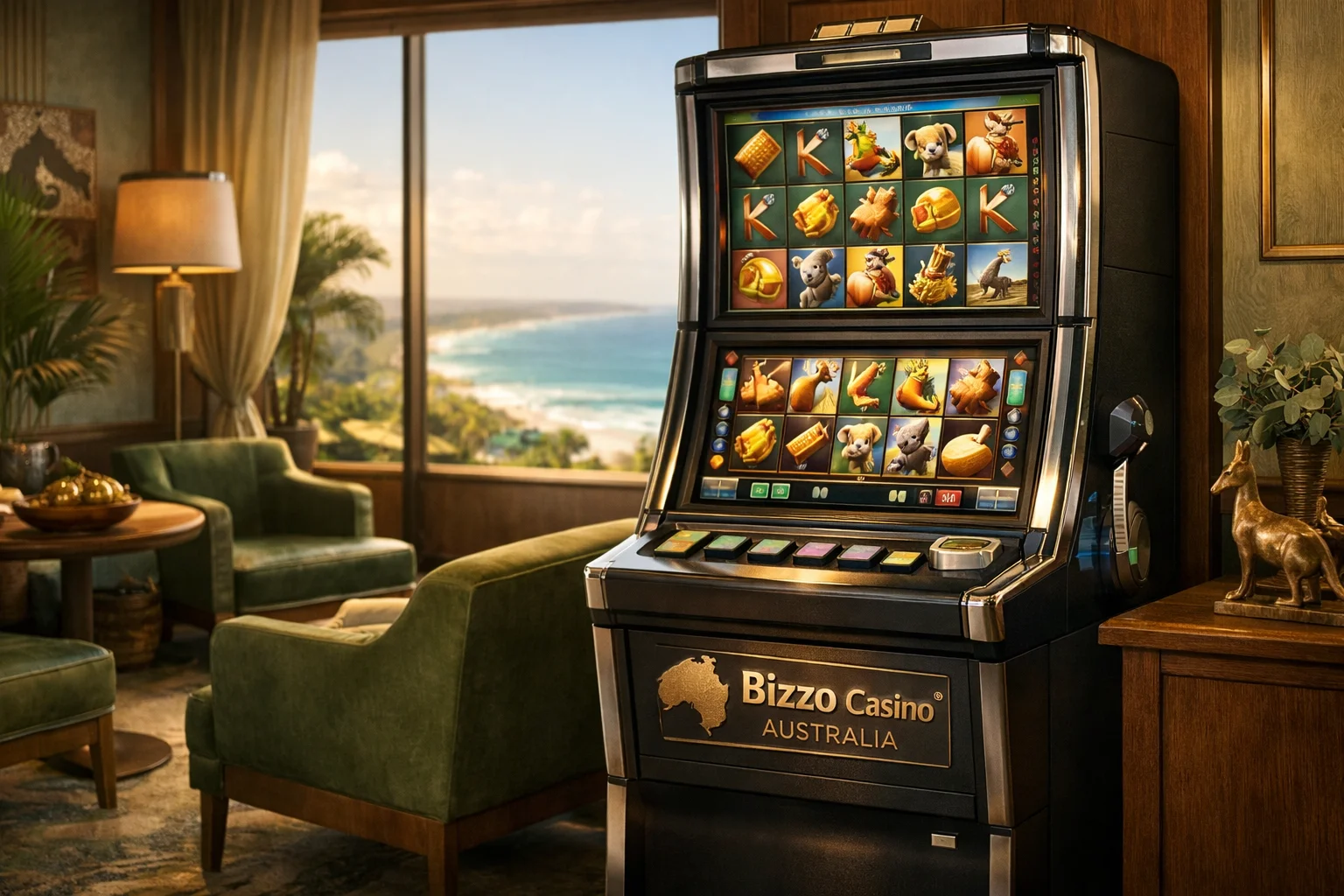 Player enjoying Bizzo Casino on mobile